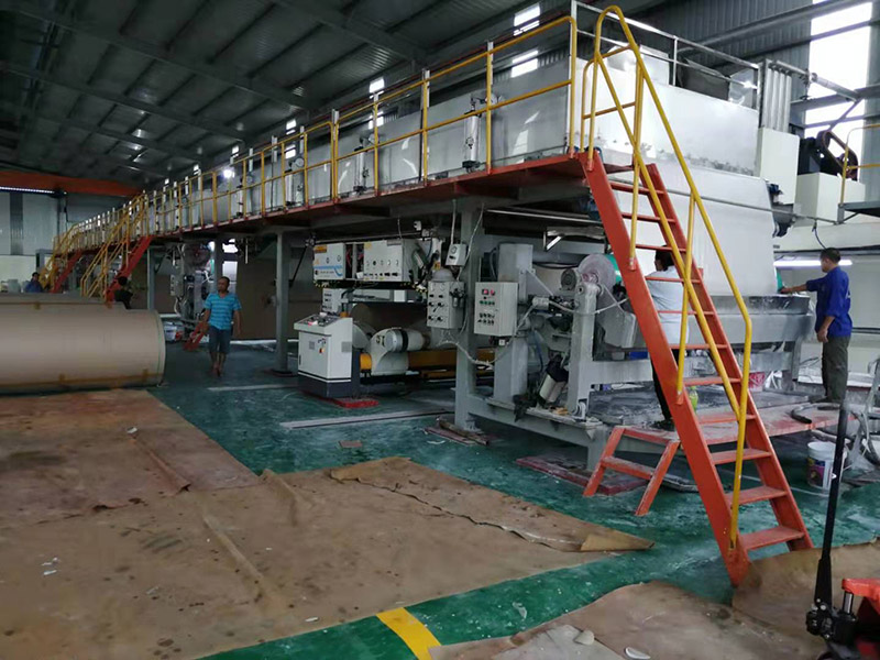 Carton paper coater machine